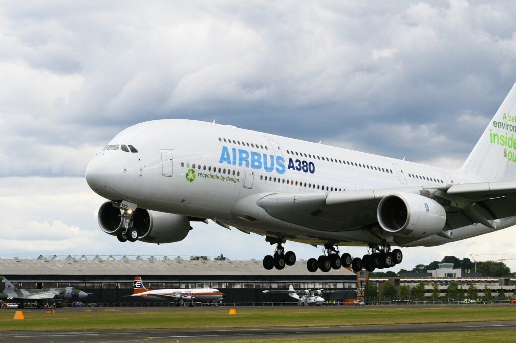 Airbus A380 en vuelo