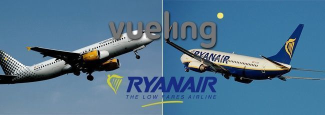 Comparativa entre Vueling y Ryanair