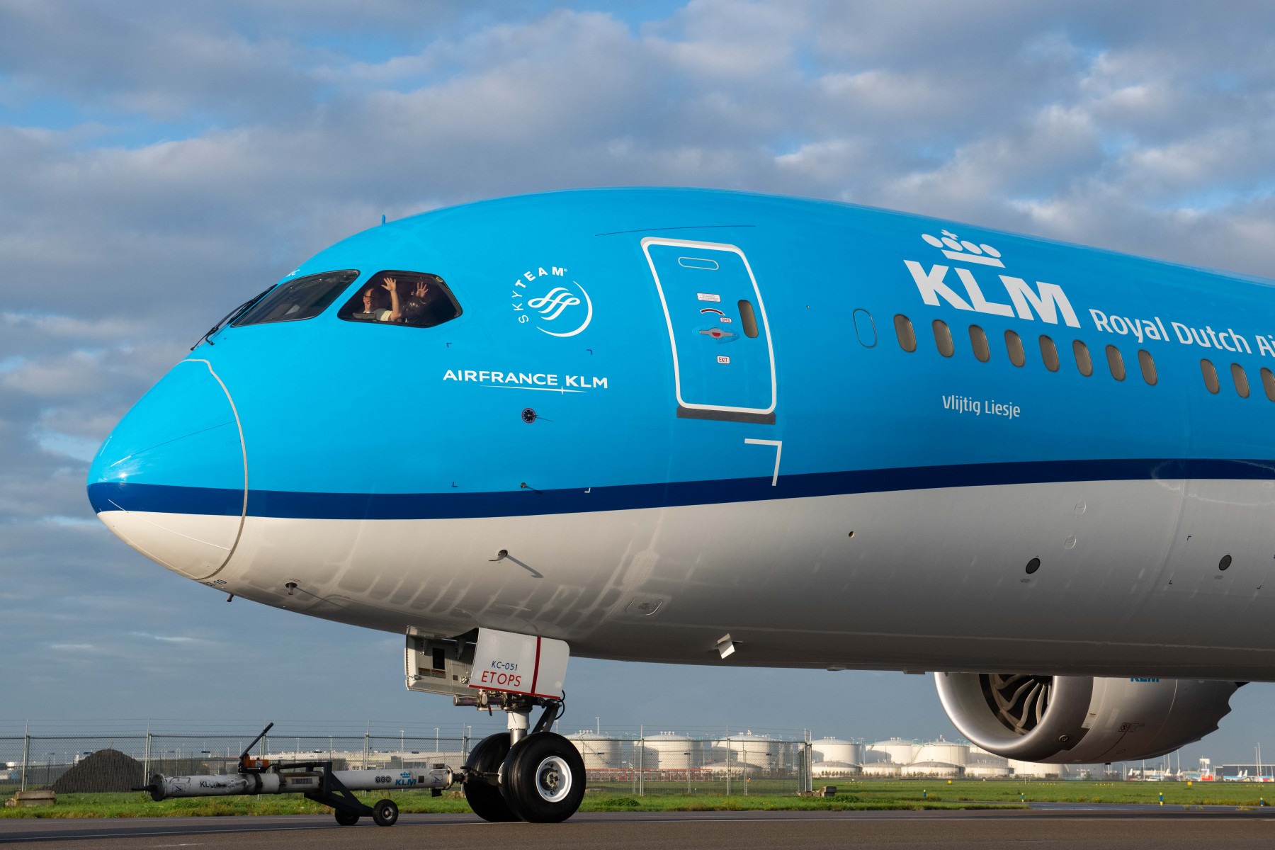 KLM en vuelo desde Madrid