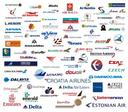 Logos de las aerolíneas