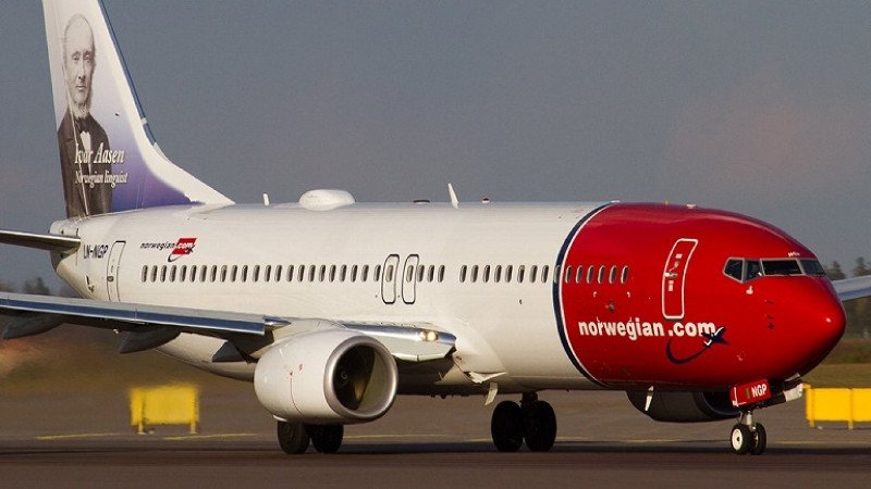 Mapa de destinos Norwegian Airlines
