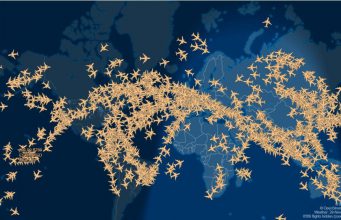 Mapa de seguimiento de vuelos