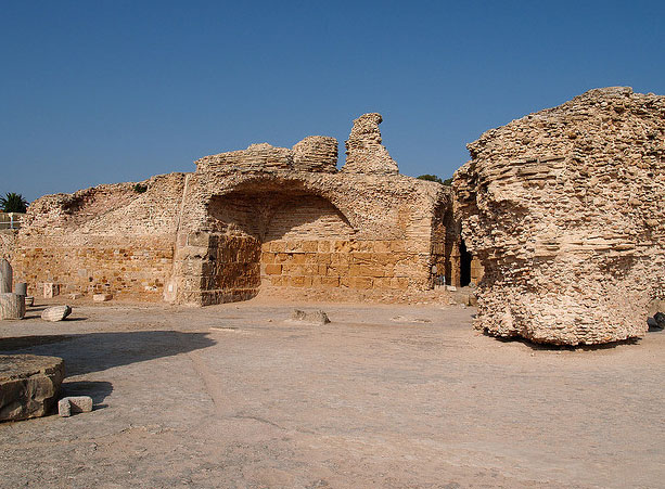 Ruinas de Cartago en Túnez