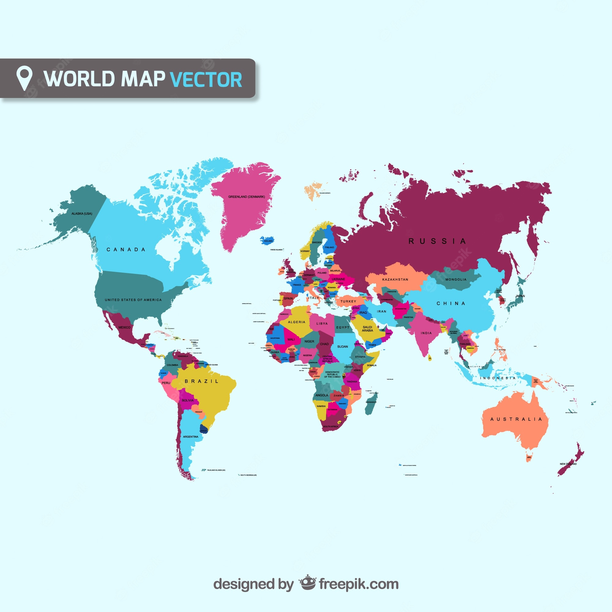 Un mapa del mundo
